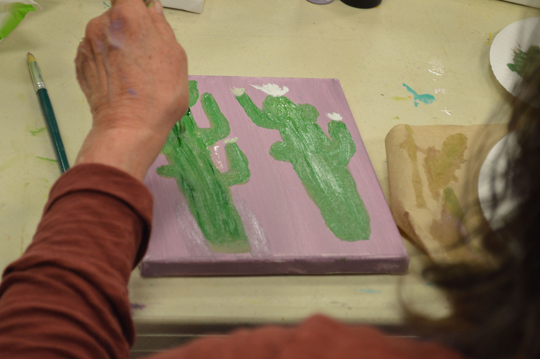 Paint nite at Bookmans offers fun and art for all